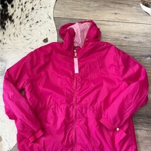 Kids Pink Hooded Jacket